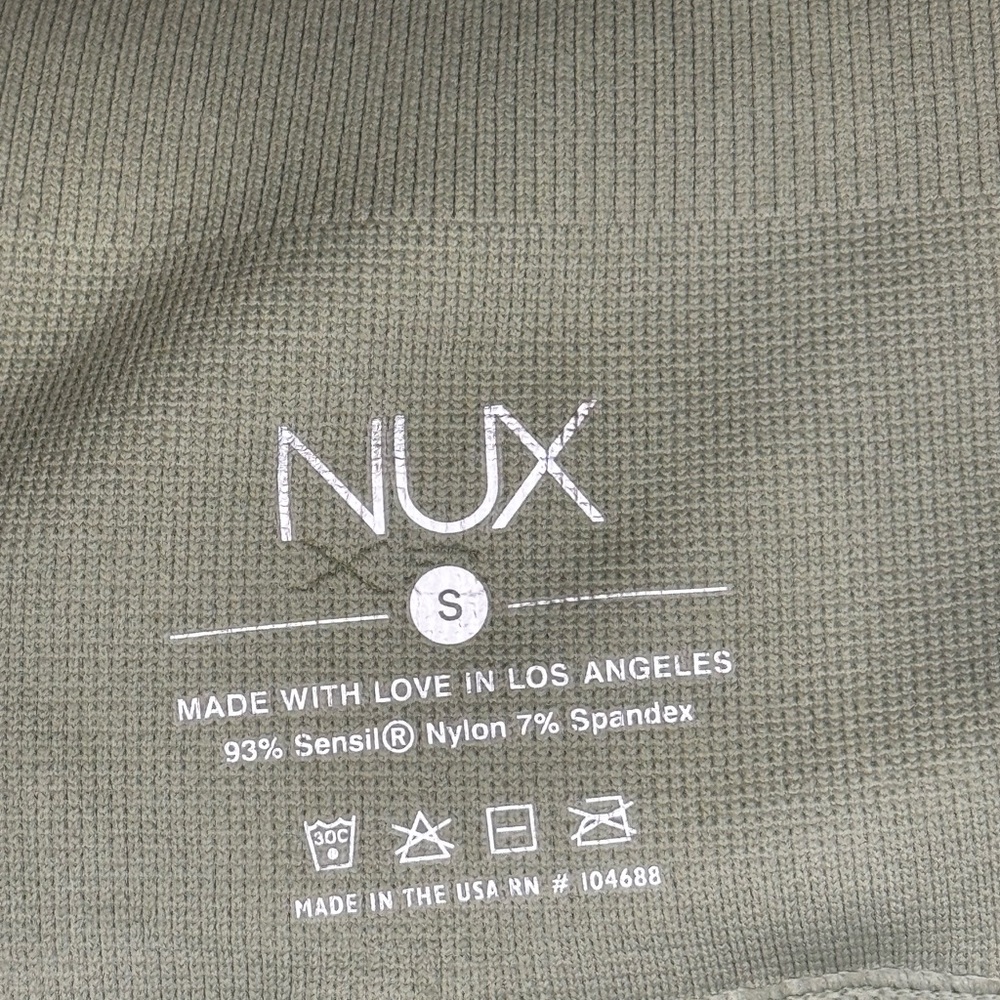 NUX Sage Green Women's Capri Leggings - Picture 6 of 6